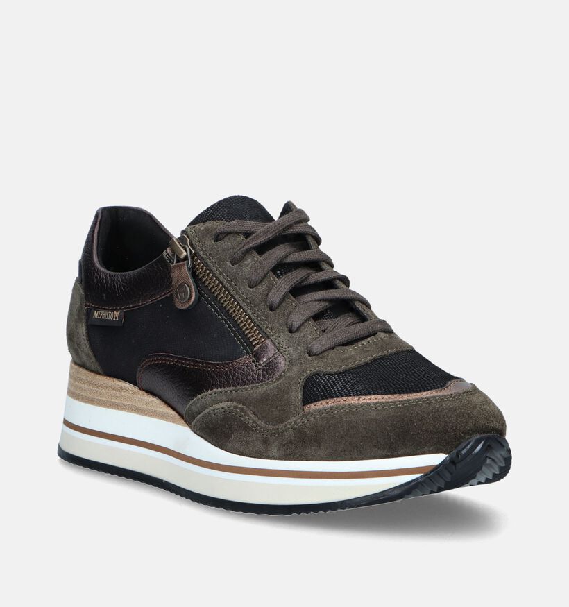 Mephisto Olimpia Kaki Sneakers voor dames (346082) - geschikt voor steunzolen