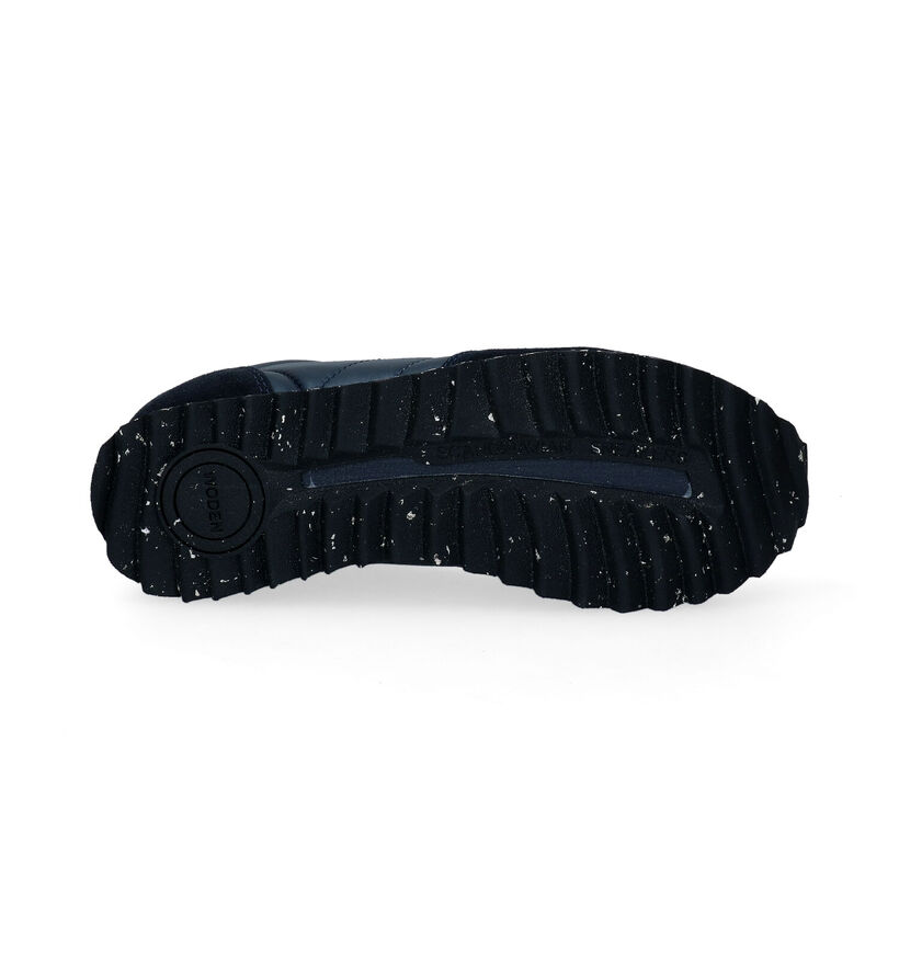 Woden Nora Blauwe Sneakers voor dames (294618) - geschikt voor steunzolen