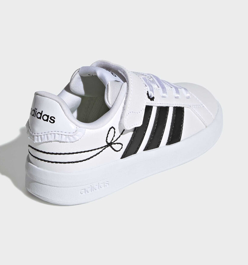 adidas Grand Court 3.0 Witte Sneakers voor meisjes (375398)