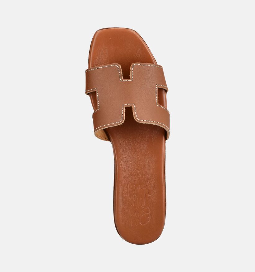Oh My Sandals Nu-pieds en Cognac pour femmes (373342)