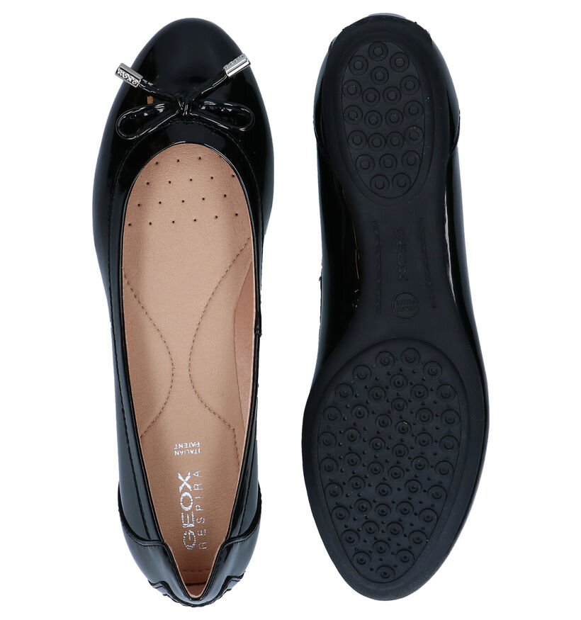 Geox Charlene Zwarte Ballerina's in kunstleer (277059)