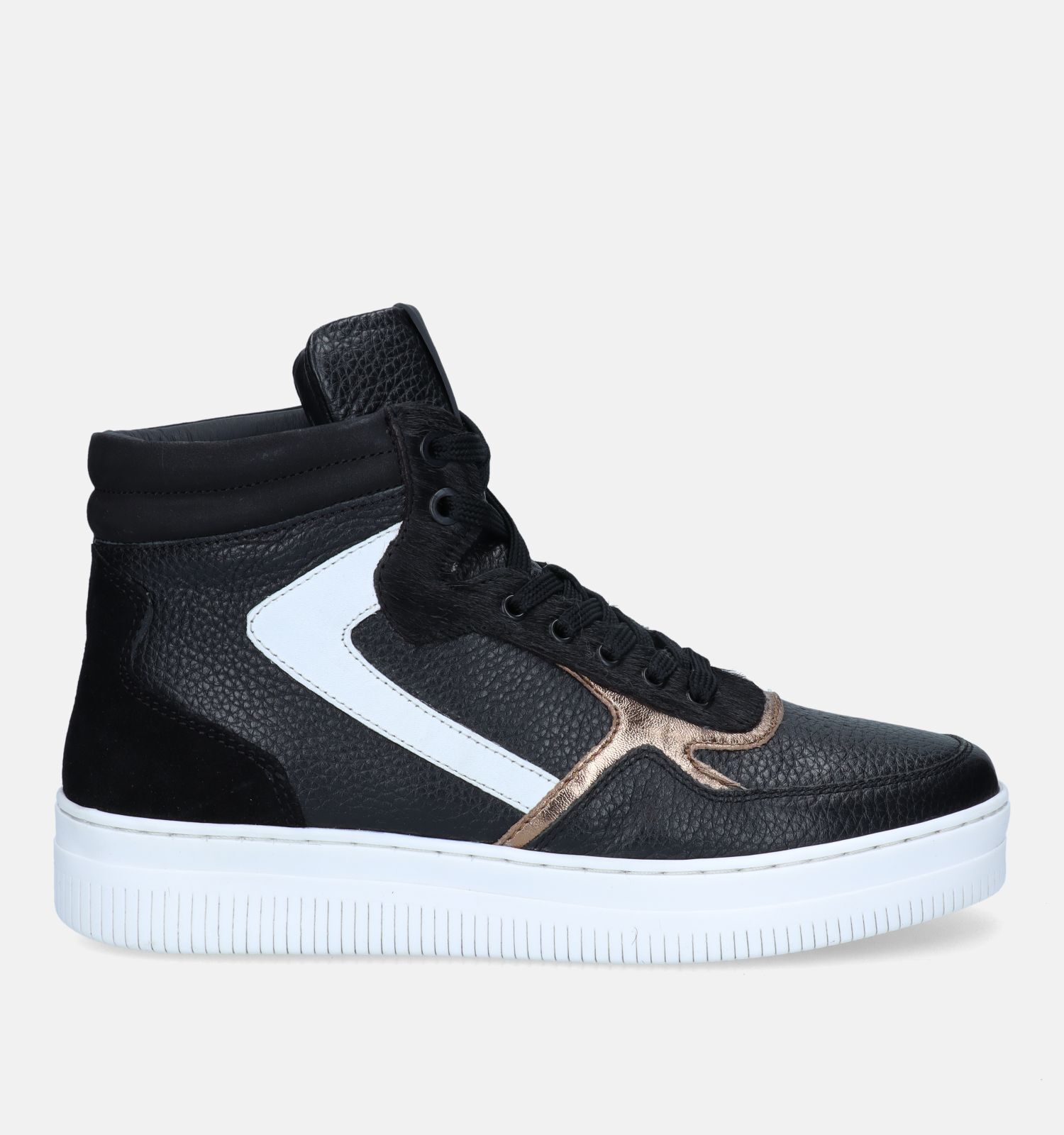 Maruti Mona Zwarte Hoge sneakers Dames Sneakers Online op TORFS.BE