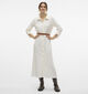 Vero Moda Becca Witte Lange jurk voor dames (353174)