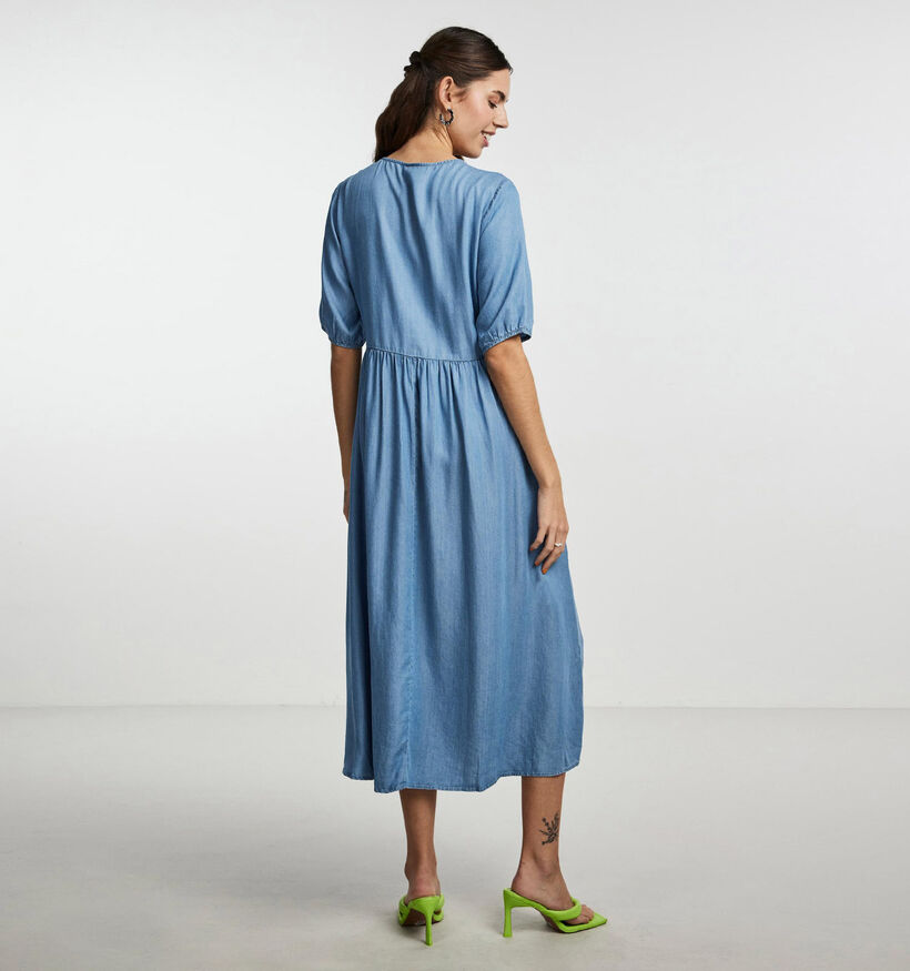 Pieces Vilma Jupe maxi en Bleu pour femmes (326818)