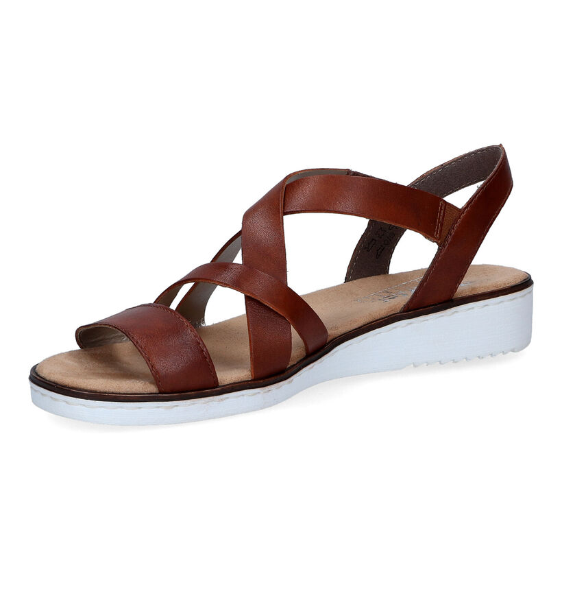 Rieker Cognac Sandalen voor dames (354953)