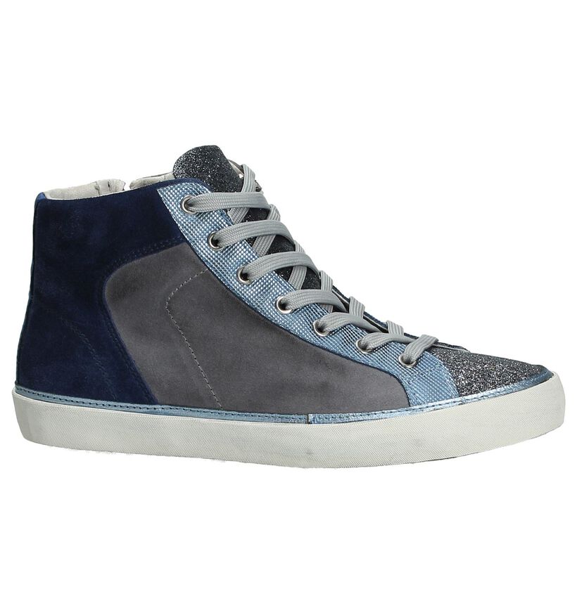 Crime Sneakers hautes  (Bleu), , pdp