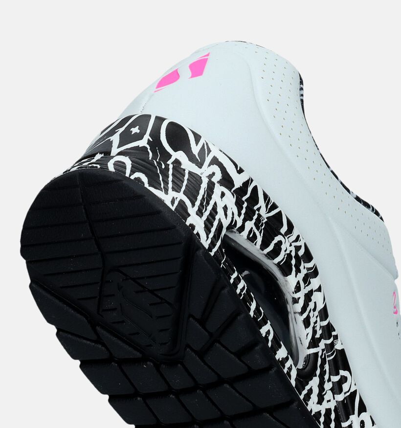 Skechers x JGoldcrown Uno Loving Witte Sneakers voor dames (344737) - geschikt voor steunzolen