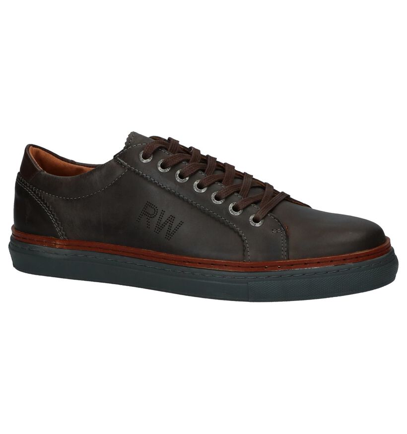 River Woods Chaussures basses en Brun foncé en cuir (231797)