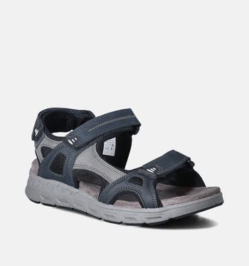 Relife Sandales Marron/Taupe/Bleu