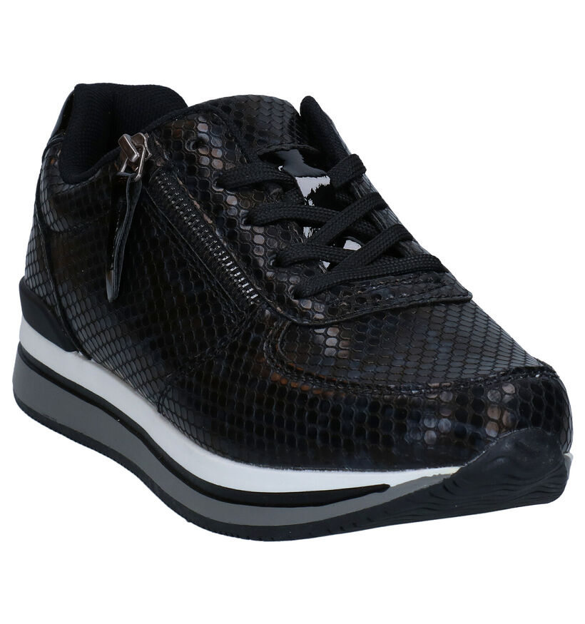 Sprox Baskets casual en Noir en simili cuir (288451)