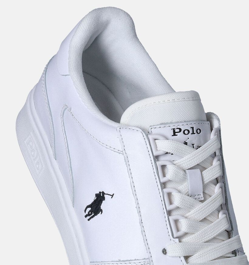 Polo Ralph Lauren Baskets basses en Blanc pour hommes (350919) - pour semelles orthopédiques