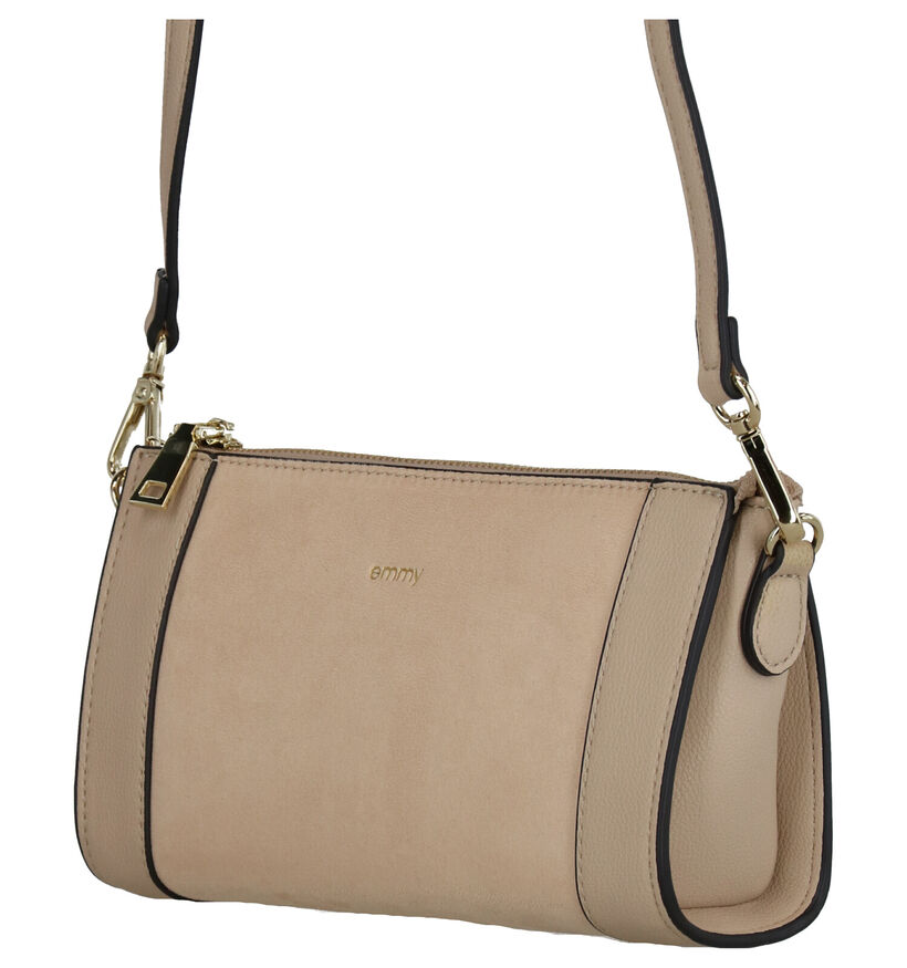 Emmy Wieleman Papaya Beige Crossbody Tas in kunstleer (271787)