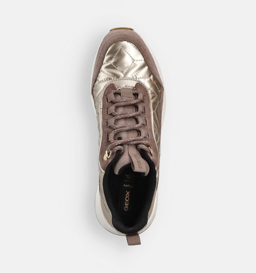 Geox Taupe Sneakers voor dames (360130) - geschikt voor steunzolen