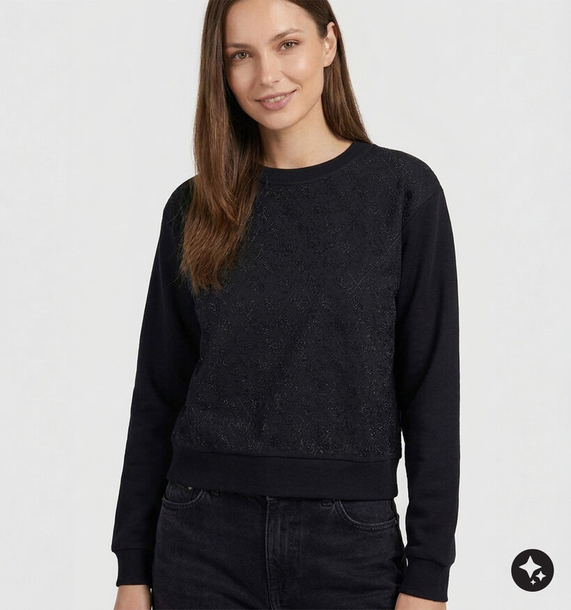 Guess Jet Black Sweatshirt en Noir pour femmes (381043)