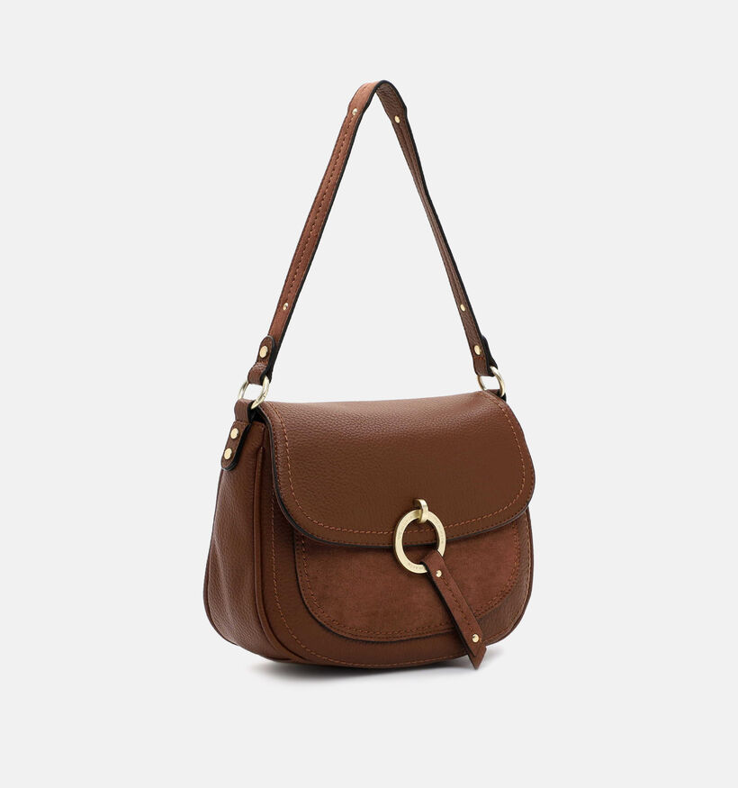 Tamaris Caro Cognac Schoudertas voor dames (363270)