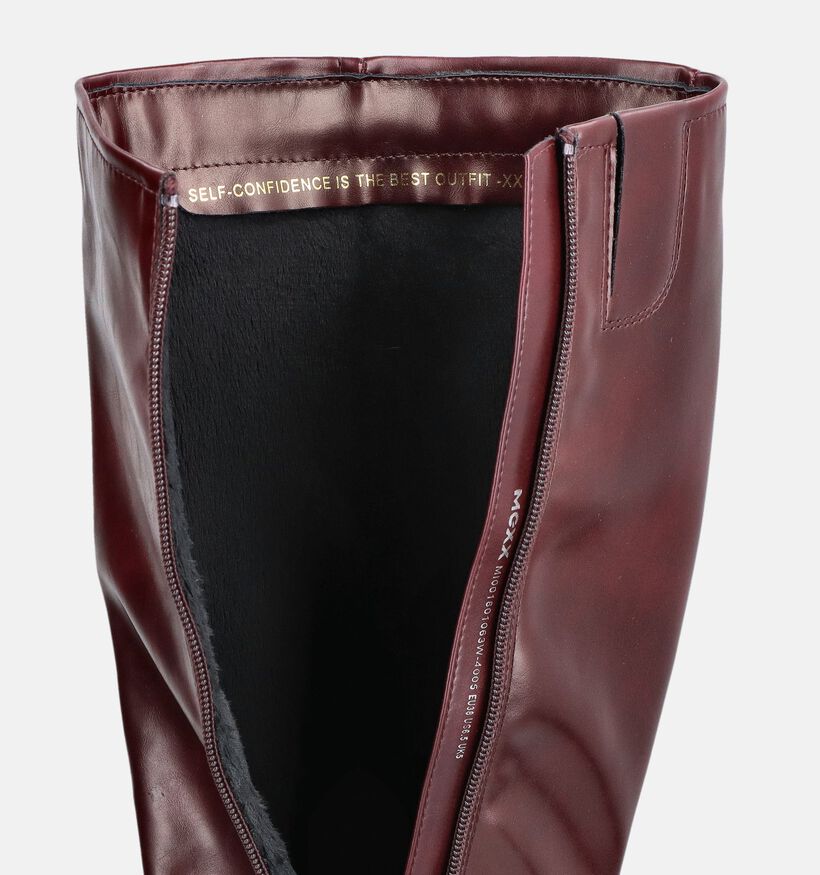 Mexx Vinita Teagu Bordeaux Lange Laarzen voor dames (378556)