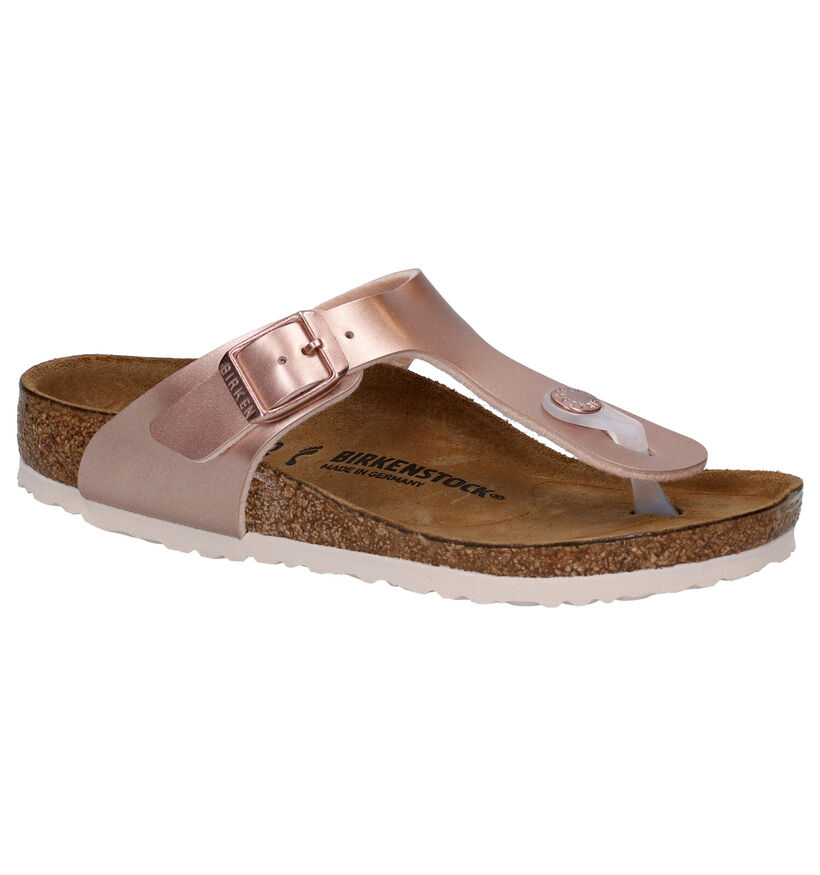 Birkenstock Gizeh BS Witte Teenslippers voor meisjes (338081)