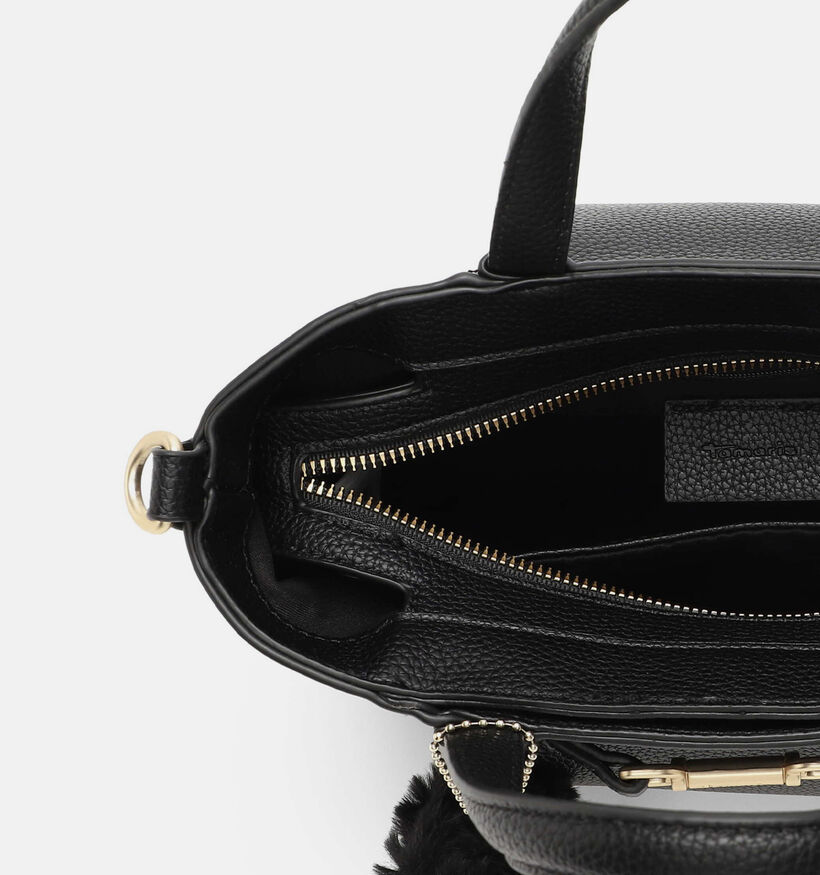 Tamaris Marissa Zwarte Handtas met Pompon Bag Charm voor dames (378813)