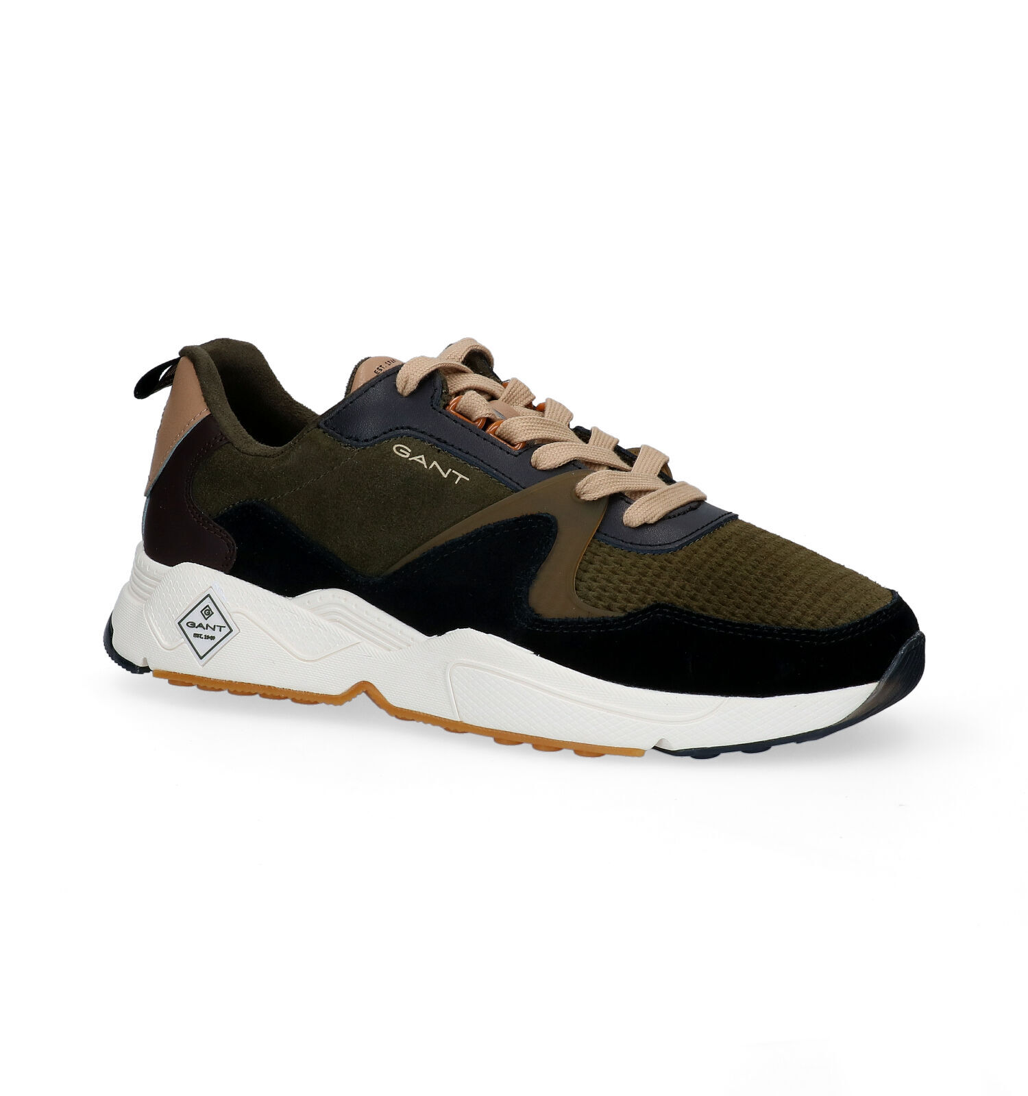 Gant Nicewill Kaki Sneakers Heren Sneakers Online op TORFS.BE