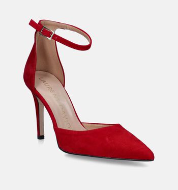 Laurent David Pumps Zwart/Rood