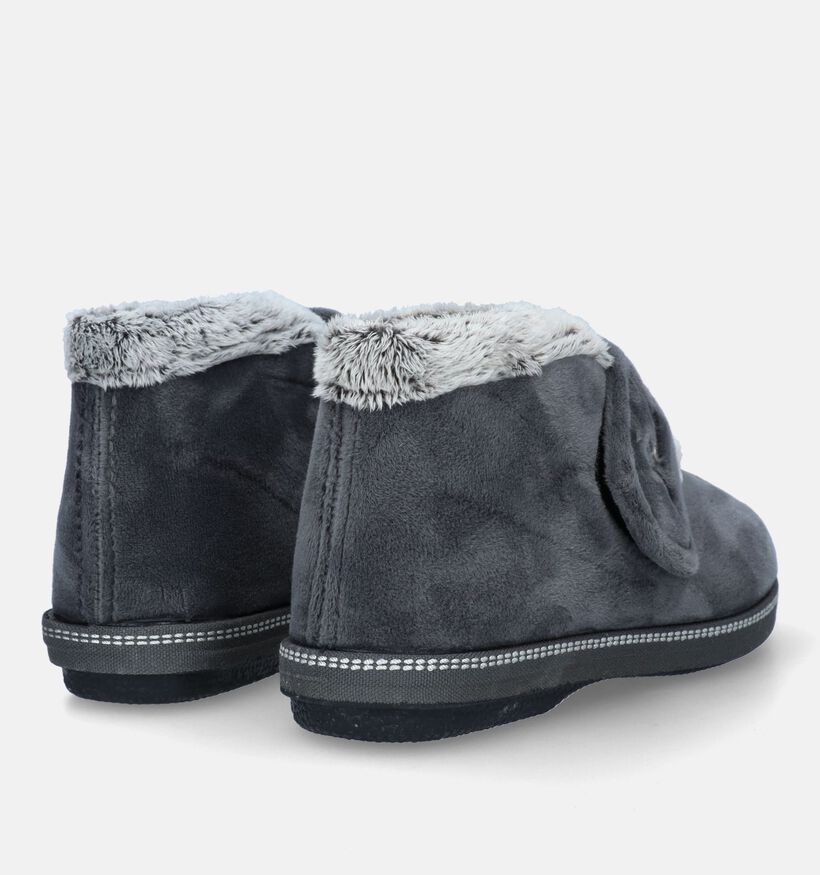 Hush Puppies Cyrilo Grijze Hoge pantoffels voor dames (345566)
