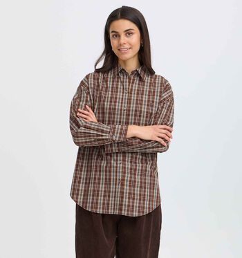 Fransa Blouses Bruin