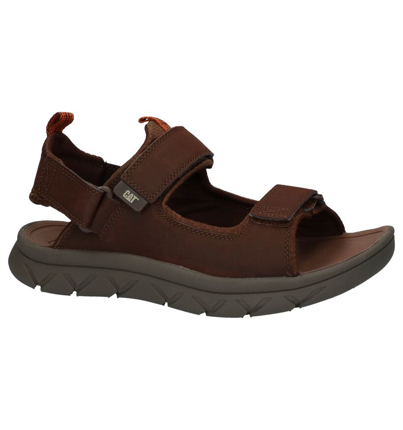 Caterpillar Sandales en Brun foncé en simili cuir (238285)