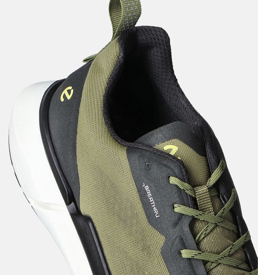 ECCO Biom 2.2 Baskets en Vert khaki pour hommes (353367) - pour semelles orthopédiques