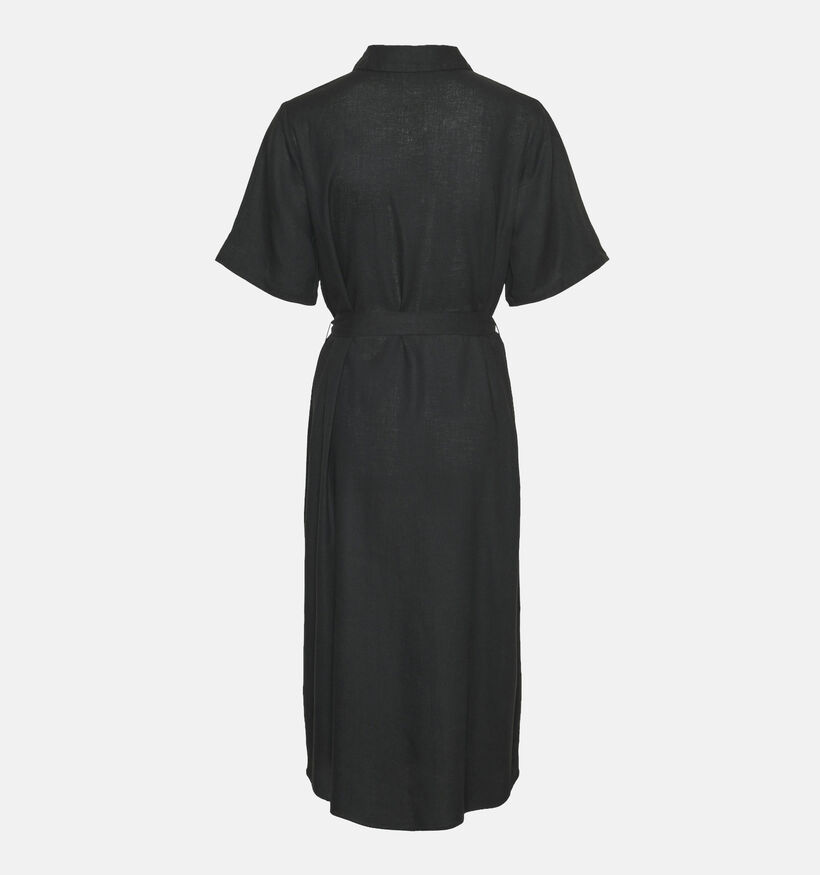 Pieces Pia Robe chemise en Noir pour femmes (351094)