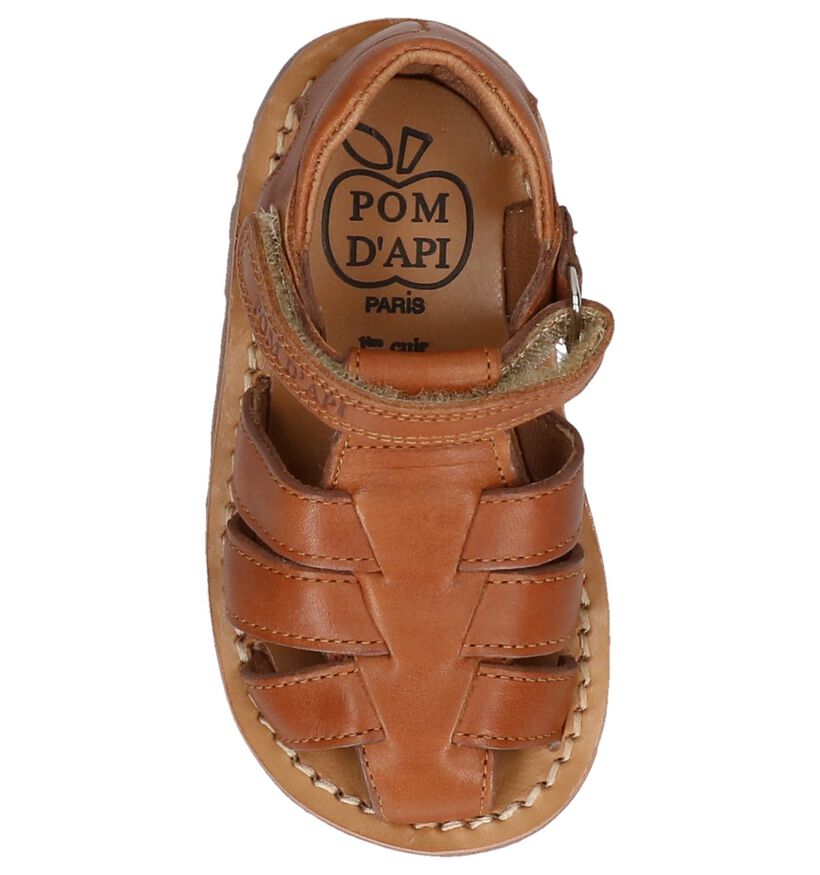 Pom d'Api Sandales en Cognac en cuir (242930)