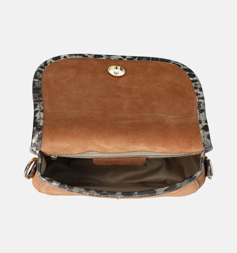Via Limone Bruine Crossbody tas voor dames (360514)