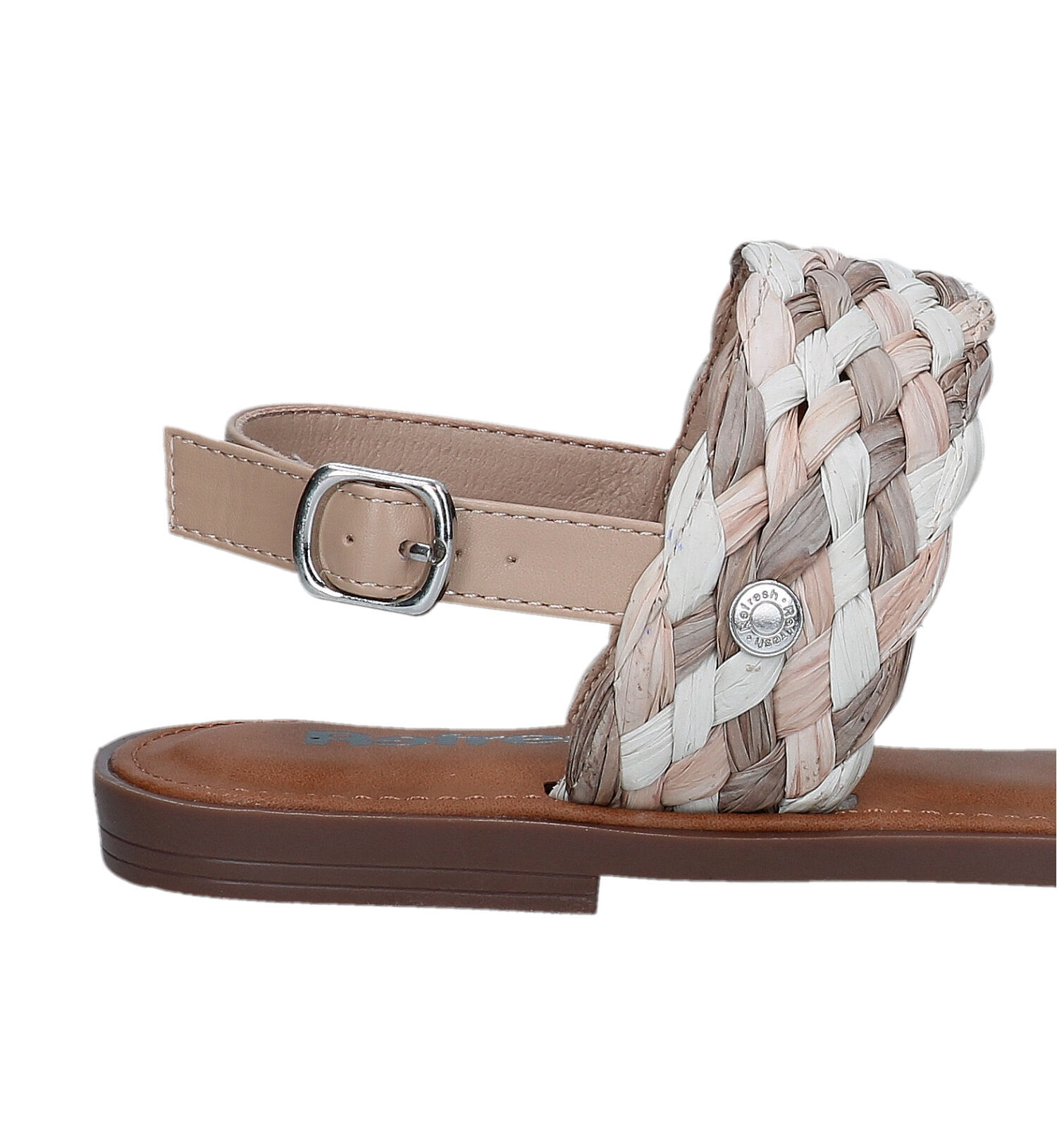 Gevlochten shop sandalen dames