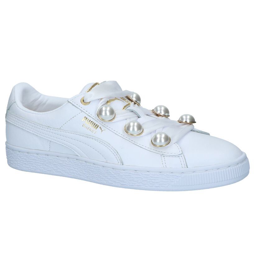Puma Baskets basses en Blanc en cuir (221661)