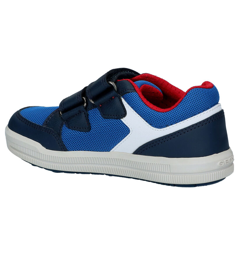 Geox Arzach Chaussures à velcro en Bleu en simili cuir (287071)