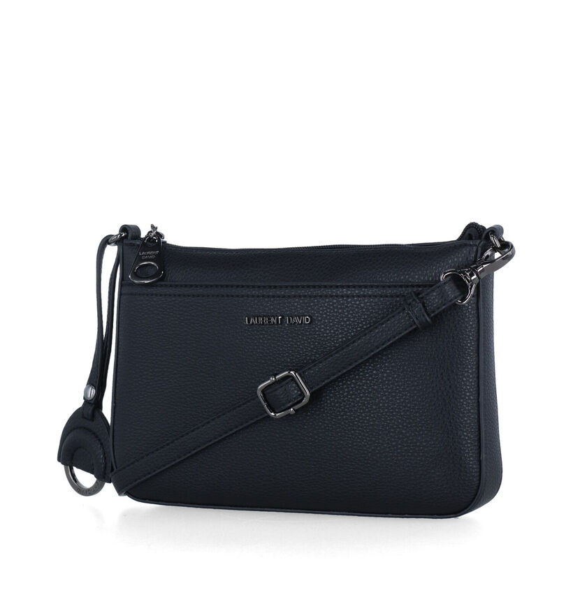 Laurent David Zwarte Crossbody Tas in kunstleer (324297)