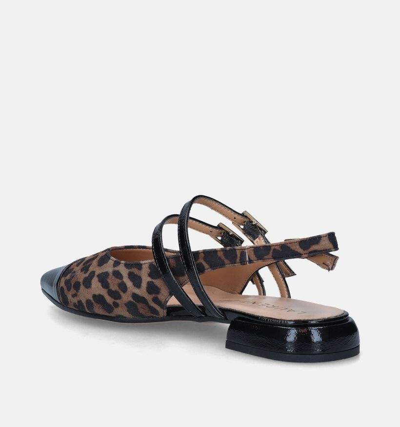 Laurent David Bruine Slingback ballerina's voor dames (358620)