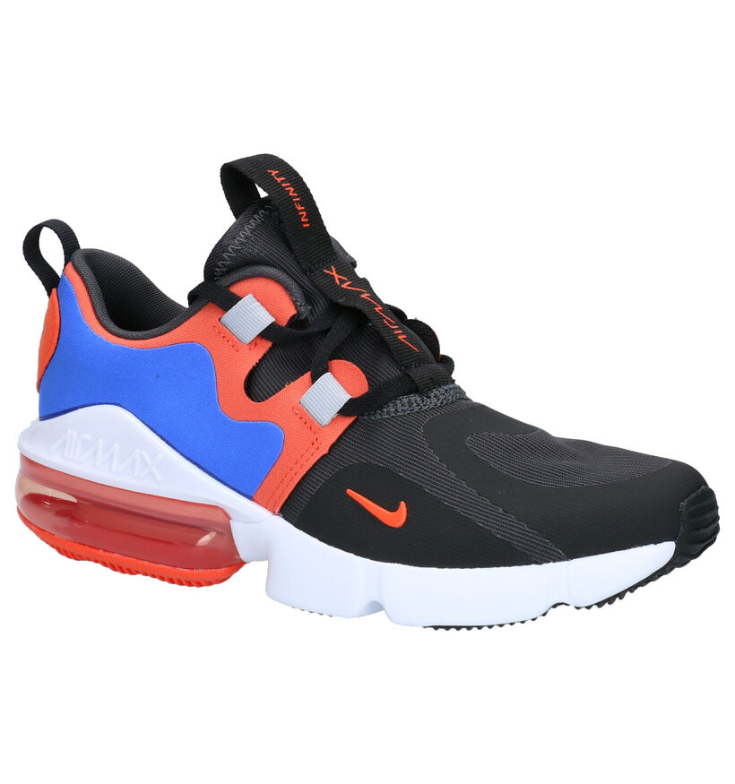 Nike Air Max Infinity Blauw/Zwarte Sneakers in stof (261674)