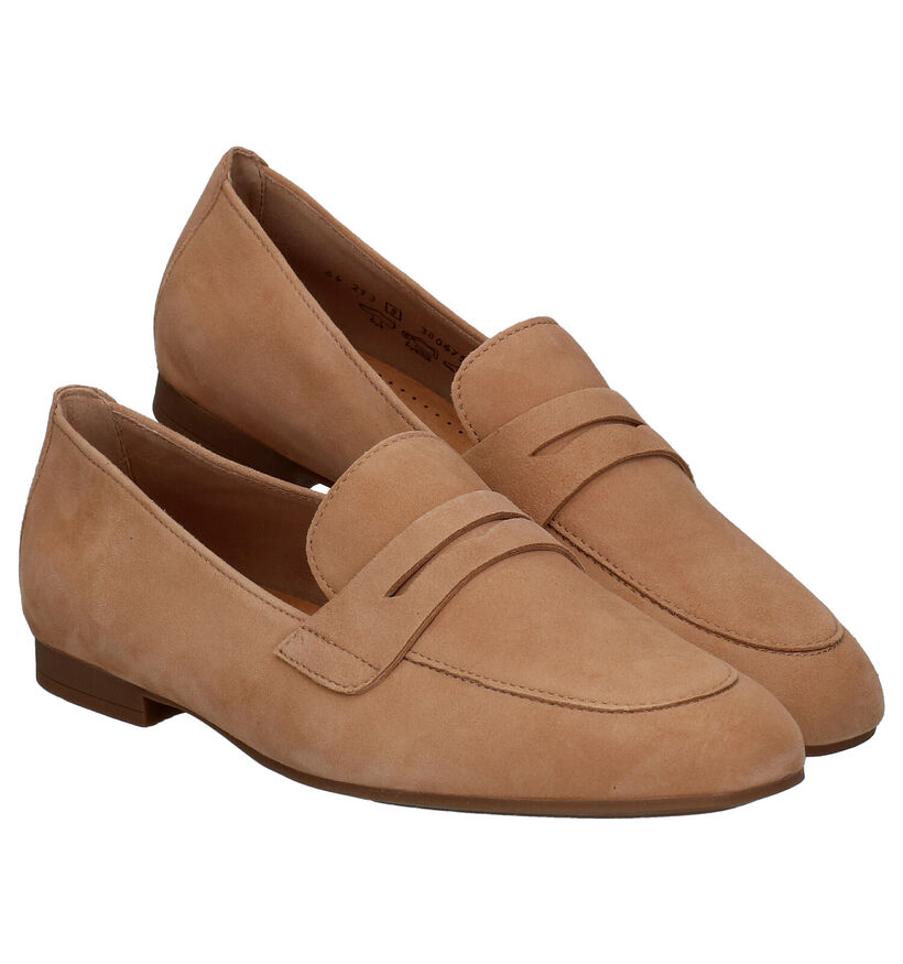 Gabor Blauwe Loafers in daim (288005)