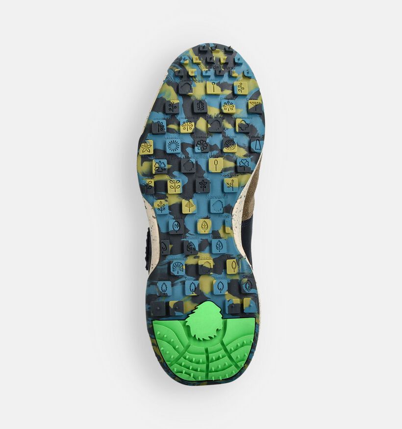 Satorisan Chacrona Pull Up Chaussures plates en Bleu pour hommes (362045) - pour semelles orthopédiques