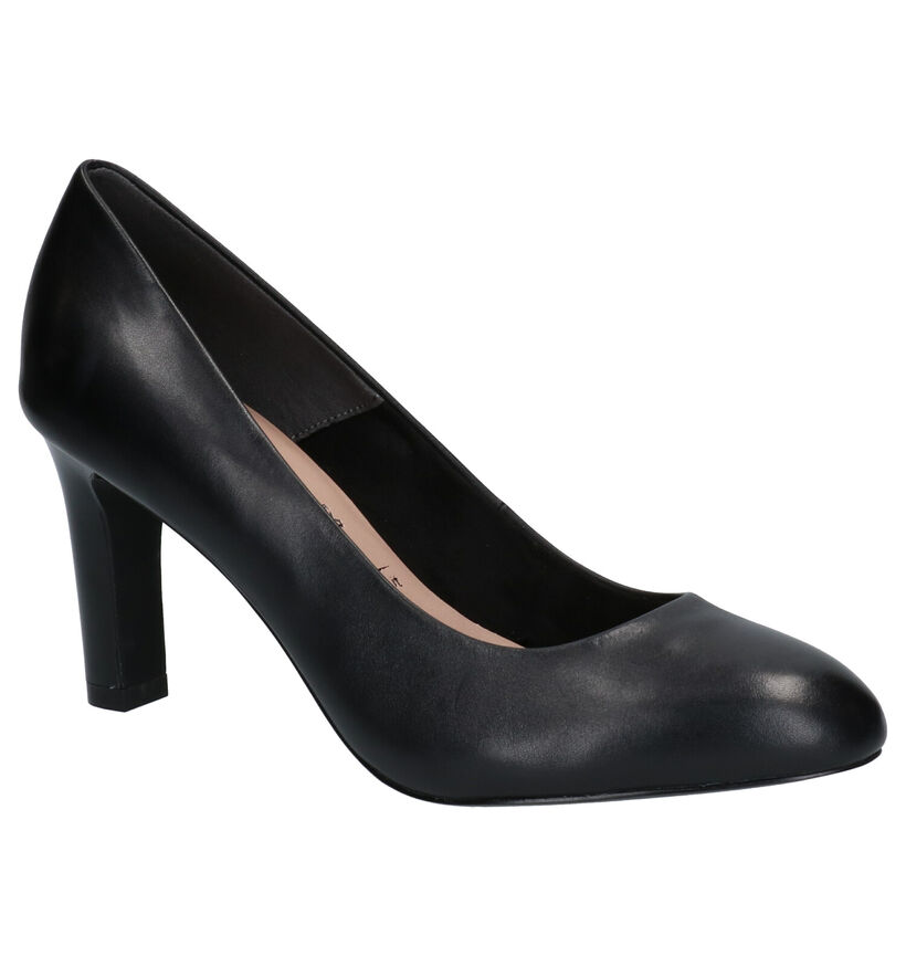 Tamaris TOUCH it Escarpins en Noir en cuir (257178)