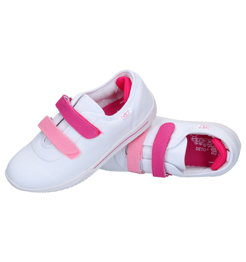 Deto Witte Sportschoenen voor meisjes (293554) - geschikt voor steunzolen