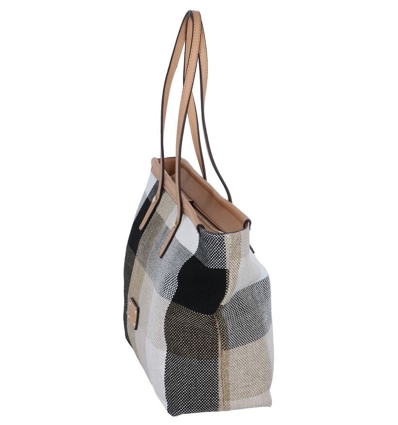 Multicolor Shopper Tas Laurent David Monaco in stof (246394)