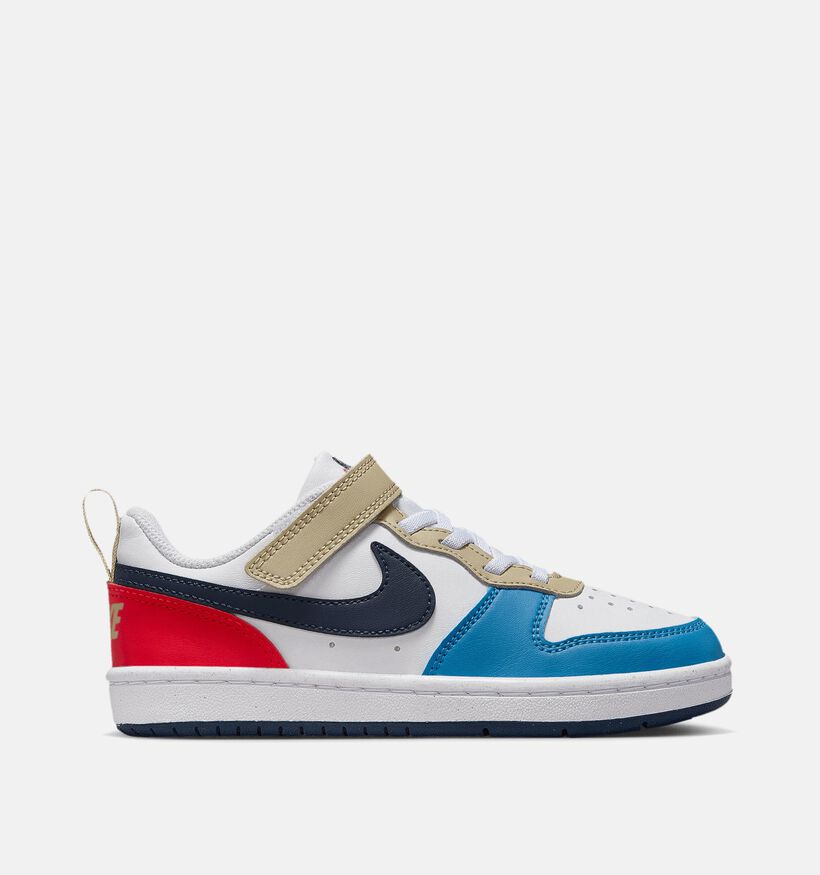 Nike Court Borough Low 2 Witte Sneakers voor jongens, meisjes (341566) - geschikt voor steunzolen