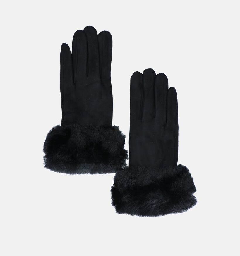 Via Limone Zwarte Handschoenen voor dames (345312)