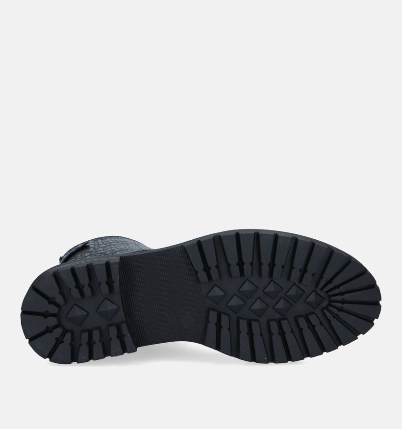 Poelman Boots à lacets en Noir pour femmes (332742)