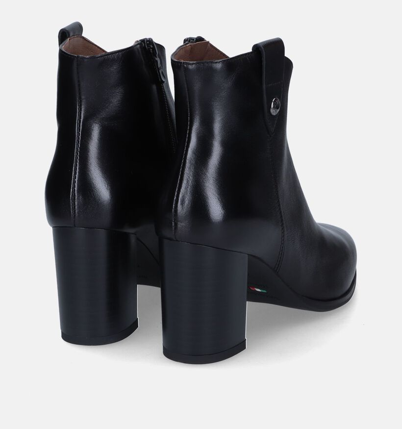 NeroGiardini Bottines à talons en Noir en cuir (321516)