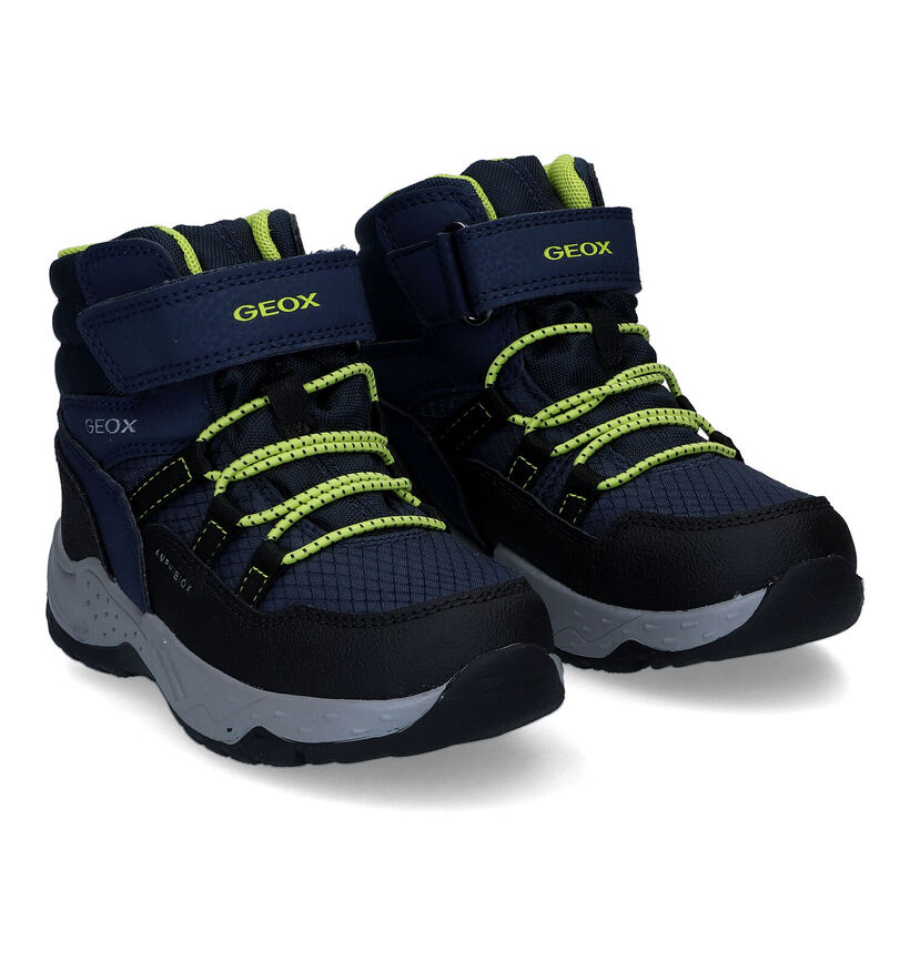 Geox Sentiero Chaussures de marche en Noir en textile (317629)