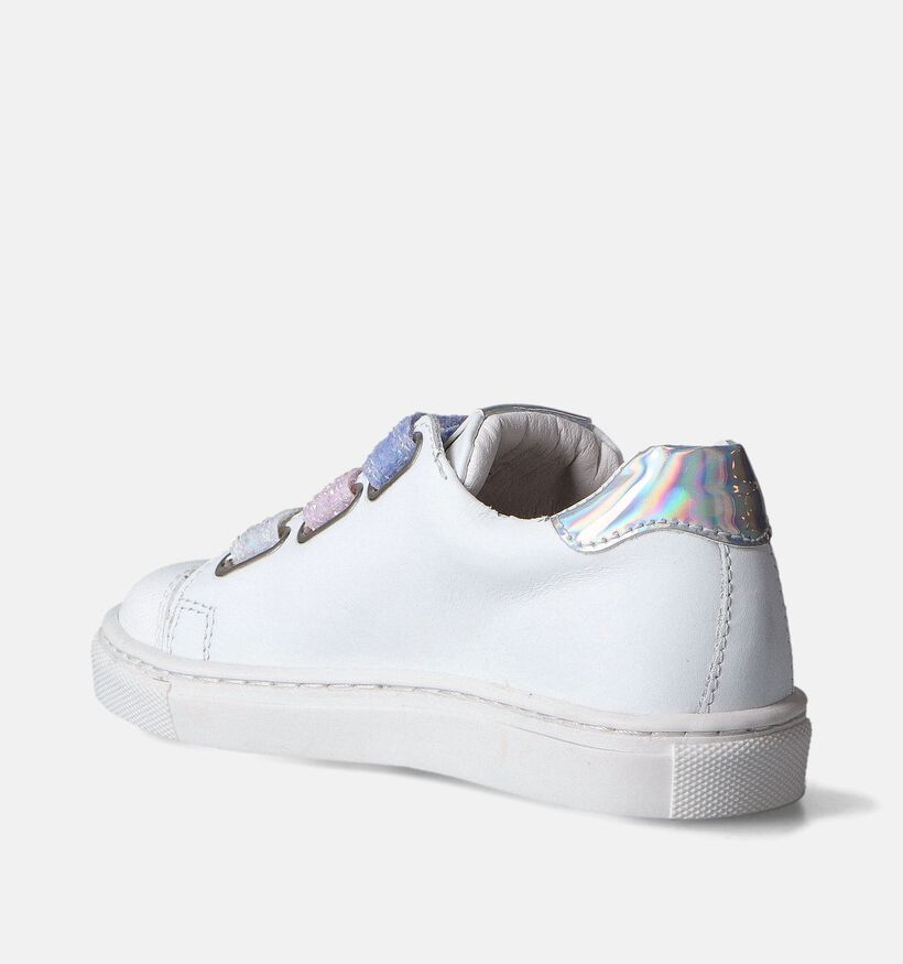 Little David Jolie Witte Sneakers unicorn voor meisjes (355405) - geschikt voor steunzolen