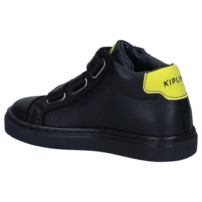 Kipling Dallas Zwarte Velcroschoenen voor jongens (282913) - geschikt voor steunzolen