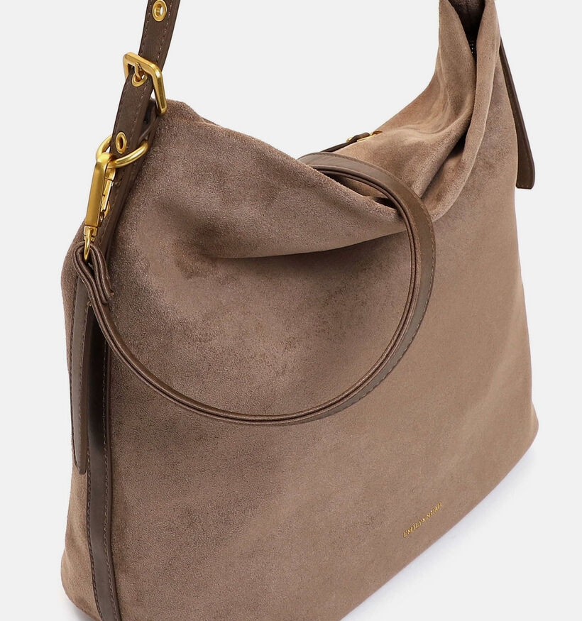 Emily & Noah Laren Taupe Schoudertas voor dames (381172)